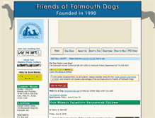 Tablet Screenshot of friendsoffalmouthdogs.org